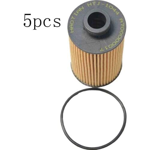 5pcs Car Oil Filter For Borgward BX5 1.8T 2016- 2.0T 2017- BX6 2.0T 2017- BX7 2.0T 2015- BX7 TS 2017- A700000017 D9712516100