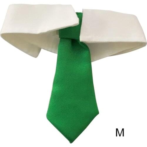 Pet Collar Cat Neck Tie Dog Necktie Cotton For Kitten Cat Bow Tie Bowtie Collar Pet Adjustable Neck Tie White Collar Dog Necktie