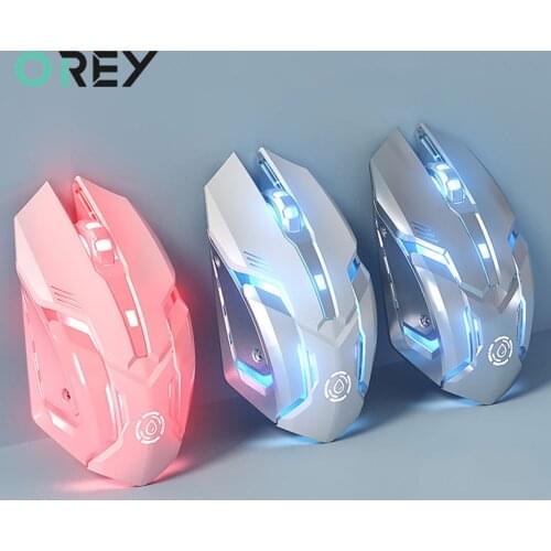 Gaming Mouse Silent Mause Ergonomic Backlit Mini Magic Wireless Mouse For Laptop Computer PC Gamer Silent Mouse Gift For Girl
