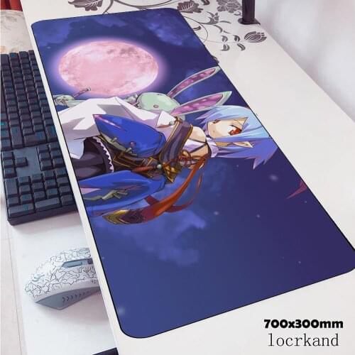 Disgaea mousepad 700x300x3mm cute Computer mouse mat gamepad pc gamer gaming mousemat hot sales desk pad office padmouse