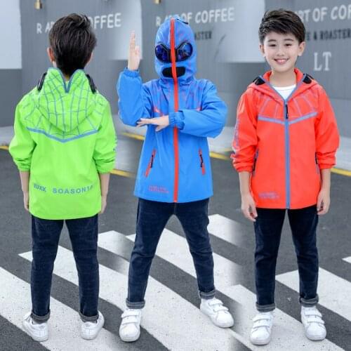 2021 Spring Autumn Jackets for Boy Coat Bomber Jacket Boys Windbreaker Jacket Kids Children Outerwear Baby Jacket 4-12Years