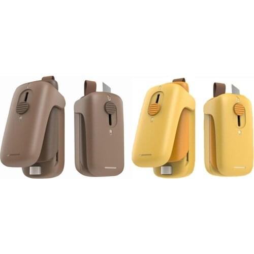 Bag Sealer Mini, 2 In1 Handheld Bag Heat Vacuum Sealer, Heat Sealer for Plastic Bags Storage Snack Cookies Fresh