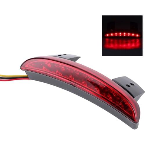 New Motorcycle Tail Light Cafe Racer Rear Fender Edge Brake LED Lamp Motorcycle Tail Lights For Touring XL 883 1200 Dropshipping