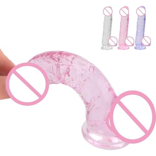 OLO G-Spot Dildo With Strong Suction Cup Mini Dildo Realistic Artificial Penis Female Masturbation Adult Sex Toys for Women Men