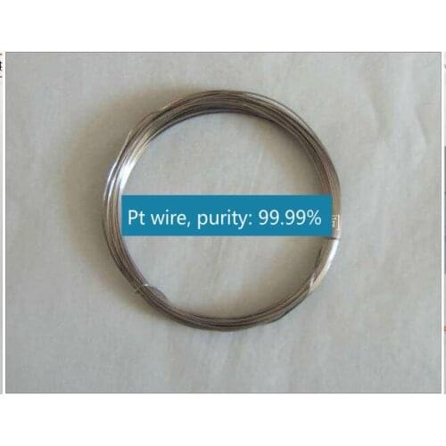 Platinum wire and platinum wire electrode with purity of 99.99%, length 10cm, diameter 0.3/0.4/0.5/0.6/0.7/0.8/0.9/1.0mm