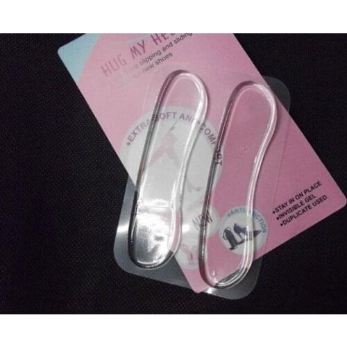 Heel care transparent paste antifriction invisible heel paste antislip silicone sticky cushion as high heel foot care accessor