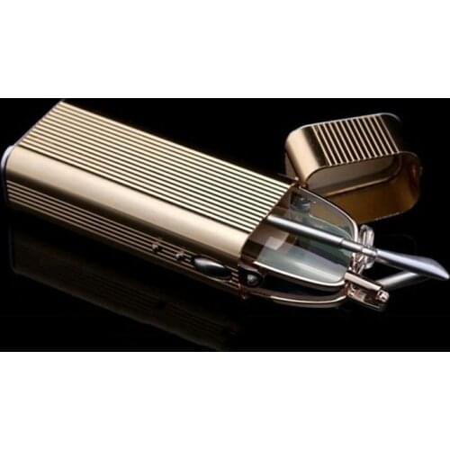 Folding Mini Reading Glasses Portable Glasses Unisex Foldable with Tube Case Male Female Elderly Convenient Presbyopic Glasses