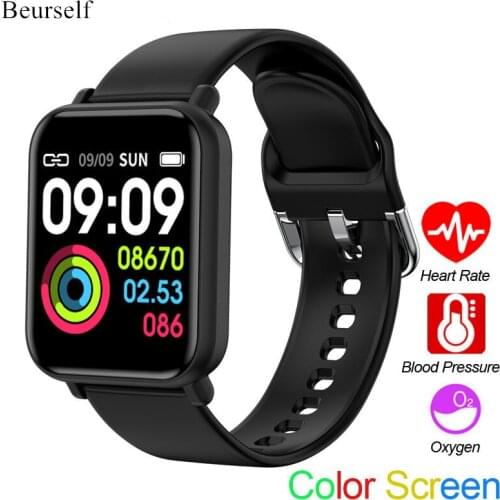 Beurself Smart Watch Sports Bluetooth Call Smartwatch Heart Rate Sleep Monitor Fitness Tracker Smart Bracelet for iPhone Huawei