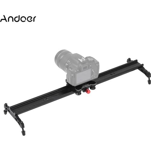 Andoer 80cm / 32" 4 Bearings Camera Slider Rail Track Slider Aluminum Video Stabilizer for Canon Nikon Sony Cameras Camcorders