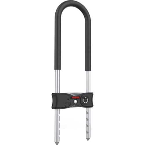 Co-He Smart Fingerprint U Lock Standard Version 380mm U shaped fingerprint password lock Full solid hardened beam