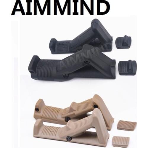 Hunting Airsoft Accessories Tactical AR15 M4 Air Paintball Triangle Grip Gun Handle Fit 20mm Picatinny Rail Keymod Handguard