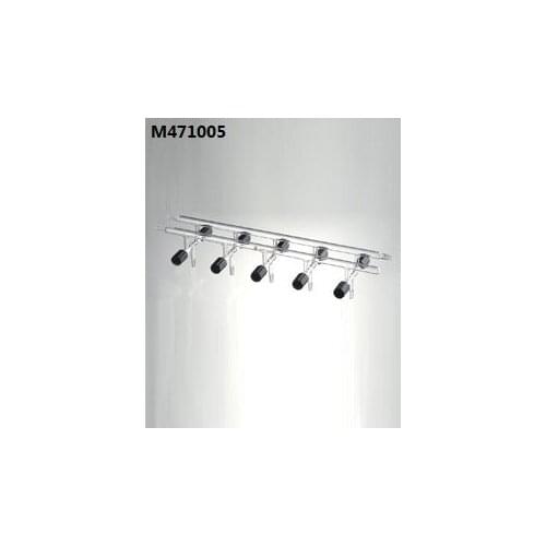 M471005Manifold, Vacuum/Inert gas, Double, Number of ports:5, Overall width:550mm front-left-right rear-right hose