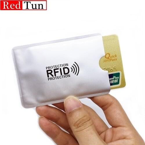1 & 5 Any Choice Suit Anti RFID Card Holder NFC Credit Card Holder Wallet Men Women Bank Cardholder Case Protector Aluminium
