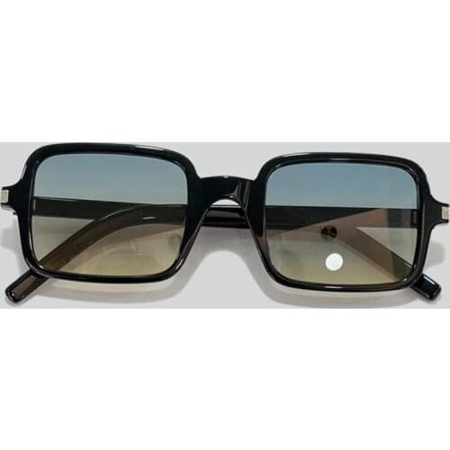 2021 New Design Square Women Men Sunglasses Acetate Frame Mirror Gradient UV400 Lens Eyewear Oculos De Sol Masculino