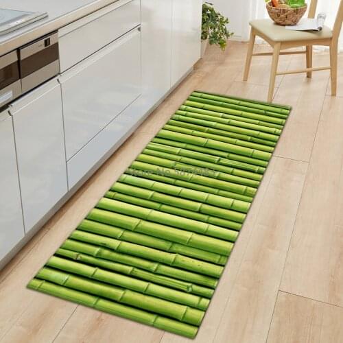 3D Printed Long Carpet Non-slip Absorbent Bathroom Kitchen Mat Sofa Wardrobe Shoe Cabinet Floor Mat Picnic Rug