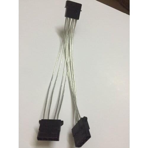 4Pin Molex Male to 2 Ports Molex IDE Female Power Supply Y Splitter Adapter Cable for PC Desktop Cooling Fan CD Driver Hard Disk