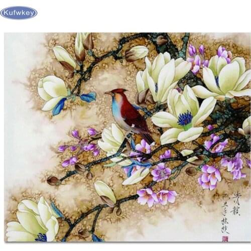 5D DIY Diamond Embroidery Bird pictures gift,Diamond Painting Cross Stitch flower Needlework Home decoration 3d Diamond Mosaic