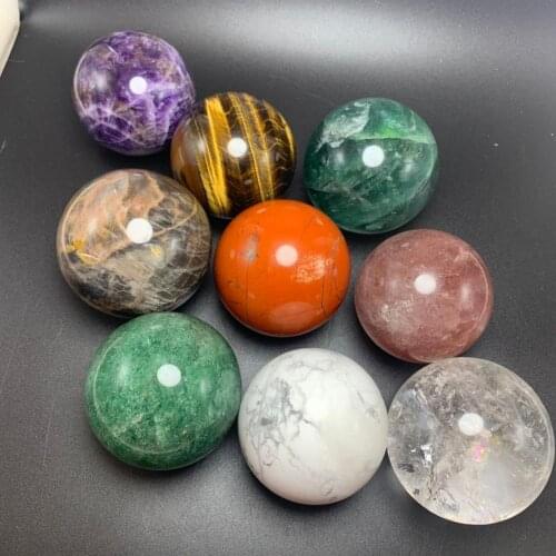 9pcs crystal spheres as gift wholesale for home decor
