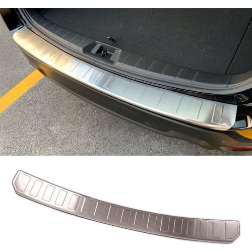 Auto Steel Rear Bumper Guard Cover For Subaru Forester SK 2019 Car Trunk Door Sill Plate Protector Rearguard Cover Trim Strip