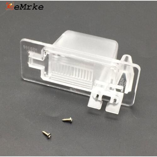 EEMRKE Car Rear View Camera Bracket License Plate Lights Housing Mount for Chevrolet Tahoe, Suburban Malibu 2015 2016 2017 2018