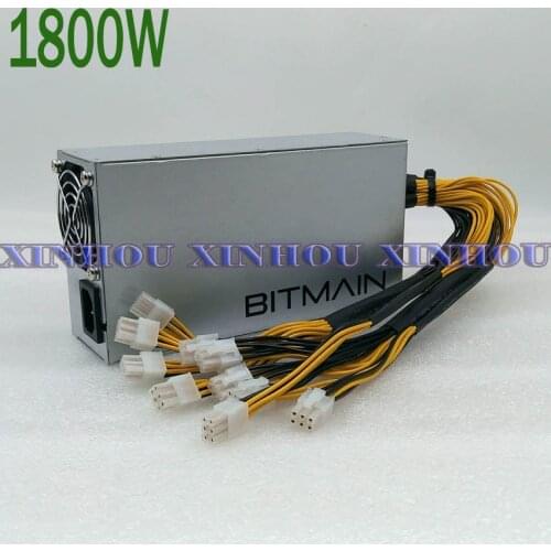 Used BITMAIN APW7 1800W Power Supply For Antminer S9 S9i Z9 L3+ A3 D3 DR3 T9+ E3 Innosilicon A9 D9 A8 baikal G28 BTC LTC ETH PSU
