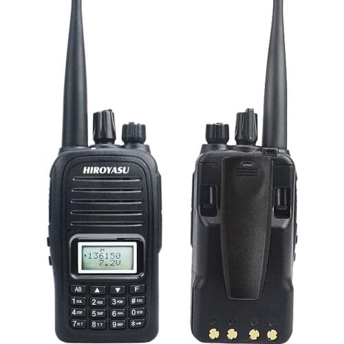 Dual band WALKIE TALKIE VHF UHF IP67 WATERPROOF VOX TALKIE WALKIE with scrambler and roger beep ham radio