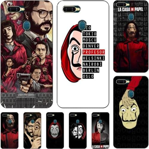Spain TV La Casa De Papel Money Heist Soft Cover Phone Case For Oppo Reno2 Z 2Z Realme5 6 Pro R9S 11 Plus 15 17 Pro