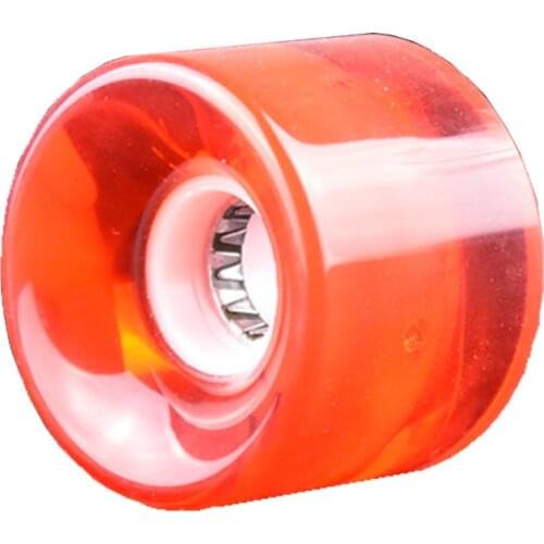 4pcs 60x45mm Longboard Wheels Pu Material Skate Roller Skateboard Part Wheels Upgrade Replacement Fish Board Banana Board Wheels
