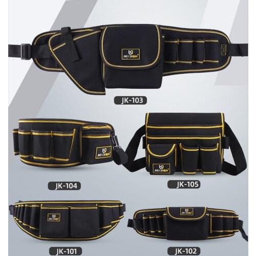 Multi Function Tools Bag Waist Pack Repair Tool Kit Storage Bags Oxford Cloth Hardware Pocket Wrench Pliers Organizer Pouch