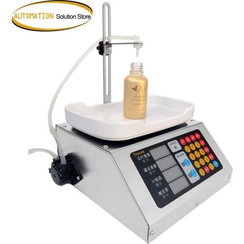 0-50ml Small Automatic CNC Liquid Filling Machine 220V Perfume Weighing Filling Machine Oral Liquid Solution Filler