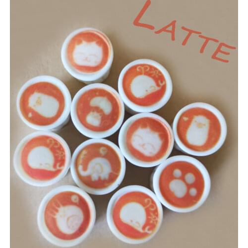 NEW~10 pcs Pudding cup/miniatures food/lovely cute/fairy garden gnome/moss terrarium decor/bonsai/figurine/doll house decor