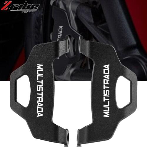 For Ducati Multistrada 1200 1260 Motocycle Front Brake Caliper Guard Cover Multistrada 1200 Enduro Pro 2017-19 1260S Grand Tour