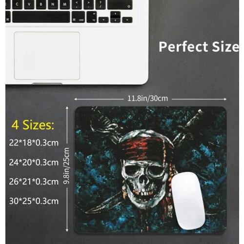Pirate Jolly Roger Mouse Pad DIY Print Pirate Jolly Roger Pirate Of The Caribbean Caribbean Sparrow Jack
