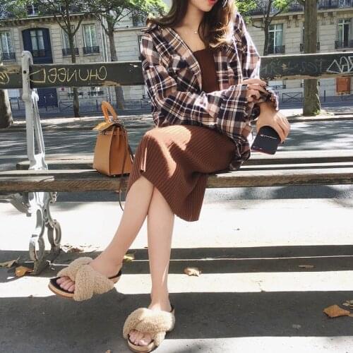 2021 New Plaid Shirt Women Casual Striped Top Shirts Blouses Female Loose Summer Fall Casual Ladies Office Blouses Top Sexy