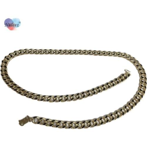 Golden Waist Chains Women Luxury Copper Metal Belt for Dress Elegant Jewelrry in Summer High End Quality Gift for Girlfriend