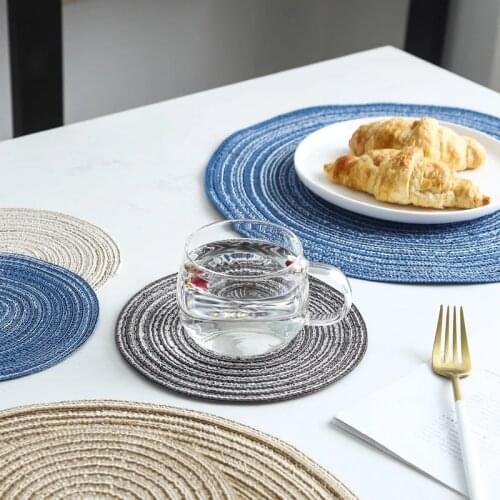 1/4PCS Linen Table Napkins Cocktail Napkin for Party Wedding Table Cloth Non Slip Table Mat Table Decoration