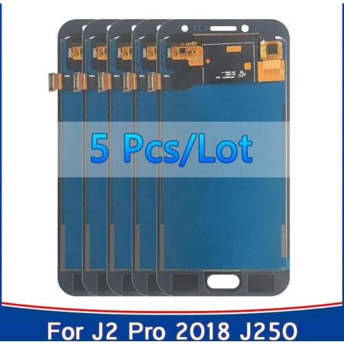 5 piece/lot For Samsung Galaxy J250 LCD j2 pro 2018 J250f j250m SM-J250 Touch Screen Digitizer Assembly j250 display replacement