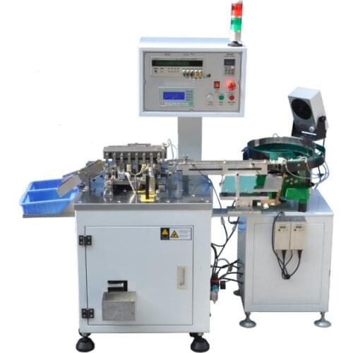 Automatic radial componentv resistor lead cutting forming machine