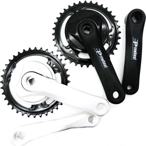 Prowheel 36T 140mm kids' bikes single speed Aluminum alloy crankset rhombus hole chainwheel steel sprocket Electric Bike Parts