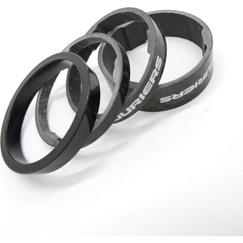 FOURIERS SR-S002 Bike Lightweight Carbon 3K Washer Headset Stem Spacers Kit For Fix Refit 28.6mm/34mm Bicycle Parts