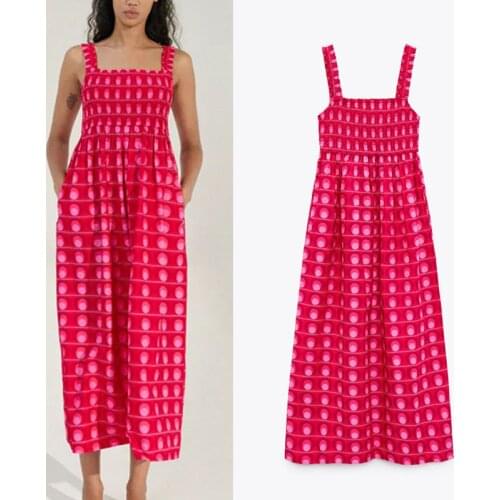 FXJC Summer Dresses With Print