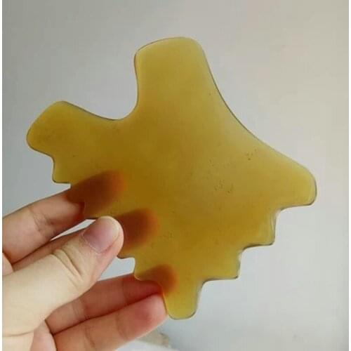 Gua sha tool Thickened Old White Buffalo Horn Guasha Care Tool Multi Functional Scraping Board Massage Breast Enhancement Beauty