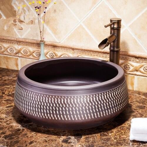 Artistic Procelain wash basin bathroom sink bowl countertop Ceramic wash basin bathroom sink