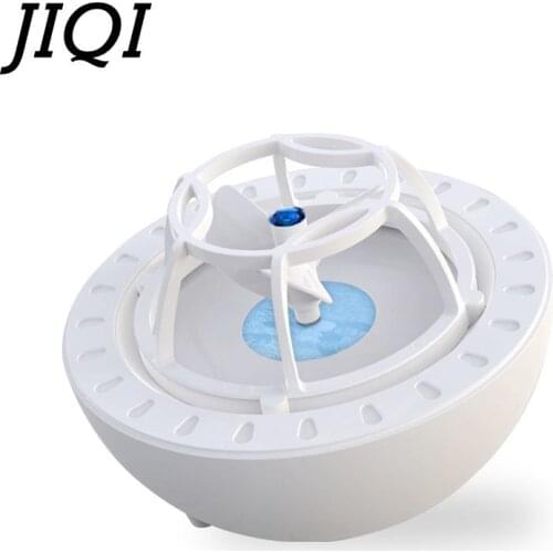 JIQI Mini Ultrasonic Dishwasher Automatic Dish Washing Machine with High water pressure Fruit Vegetable Washing tools USB Washer