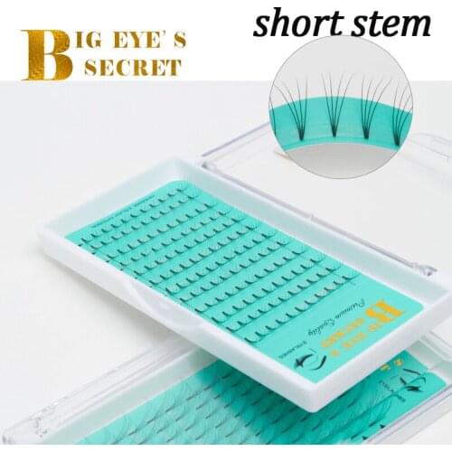 Korean Silk 4D premade fans volume eyelash extensions Premade lashes heat bonded knot-free eyelash extension