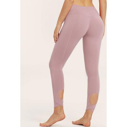 Women Leggings Fashion Solid Color High Waist Elastic Fitness Pants Push Up Ankle Length Polyester Leggings
