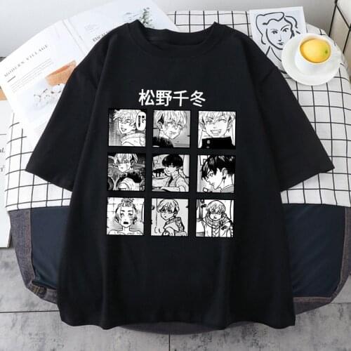 Manga Tokyo Revengers T Shirt Men Harajuku Tops Japanese Anime Tokyo Revengers Tshirt Graphic Tees Cartoon Unisex T-shirt Male