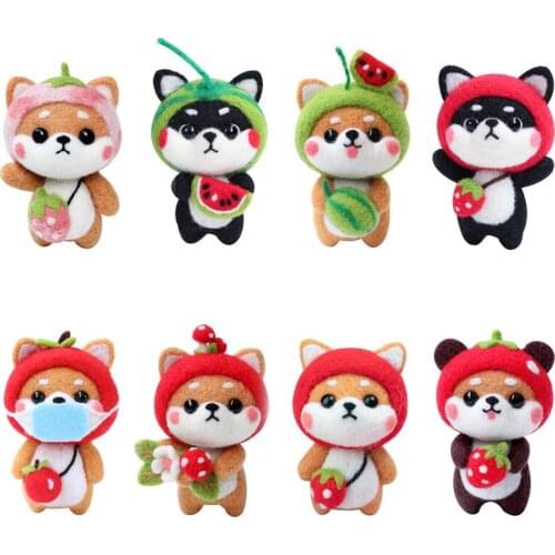 LMDZ 1Pcs Wool Felt Material Pack Doll Wool Felt Handmade Needle Felting Kit Non Finished Poked Set for DIY Craft Hobby