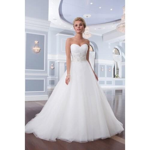 New Arrival Ball Gown wedding Gowns long White Lace Wedding Dresses 2016 vestido de noiva 2016 Luxury Handmade Pearls