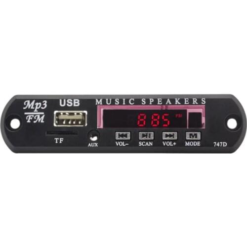 MP3 Decoder Board DC 12V Micro USB Power Supply TF Radio Audio Module for Car Remote Music mp3 Speaker